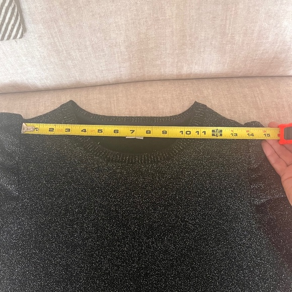 Sparkle Puffed Sleeve Sweater - Picture 11 of 14